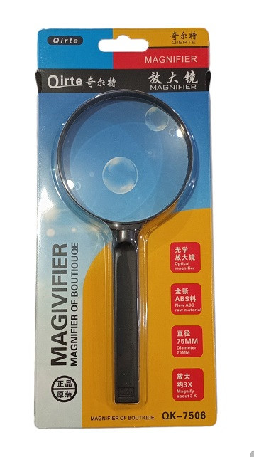 Лупа QK-7506, PL414, 75 мм
