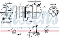 Компрессор кондиционера CHRYSLER CROSSFIRE 1955-2012 г.