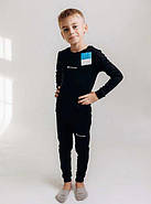 Дитяча термобілизна на флісі для хлопчика і дівчинки, Комплект штани та кофта, розмір 116, фото 2