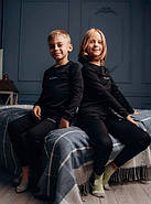 Дитяча термобілизна на флісі для хлопчика і дівчинки, Комплект штани та кофта, розмір 116, фото 8
