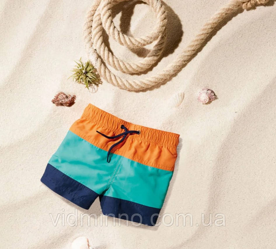 Сині шорти Lupilu для хлопчика для пляжу та купання р.86-92 - 12-24 місяців