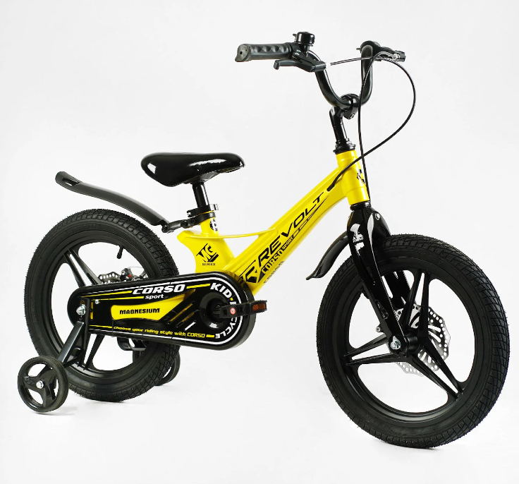 Велосипед 16 дюймів 2-х колісний Corso «REVOLT» MG-16080   МАГНІЄВА РАМА, ЛИТІ ДИСКИ, фото 1