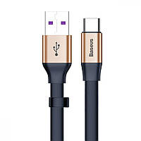 USB Baseus CATMBJ Type-C 40W 0.23m Цвет Золотисто-Синий, BV3 l