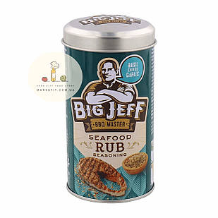 Спеції Big Jeff Seafood Rub, для риби та морепродуктів 100 г.