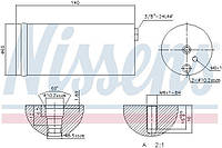 Деталь кондиционера NISSAN ALMERA (N16) / NISSAN ALMERA TINO (V10) 1998-2006 г.