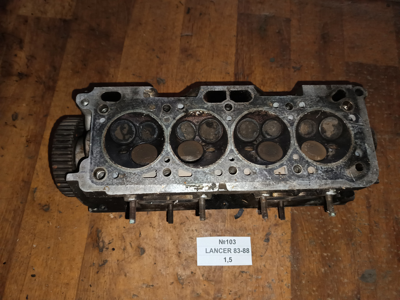 №103 Головка блоку циліндра ГБЦ для Mitsubishi Lancer 1.5 83-88, фото 1