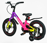Велосипед 16 дюймів 2-х колісний Corso «Sky» SK-16522 МАГНІЄВА РАМА, ЛИТІ ДИСКИ, фото 4