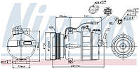 Компрессор кондиционера AUDI A6 C5 (4B5) / AUDI A4 B5 (8D2) 1994-2013 г.