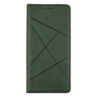 Чехол-книжка Business Leather для Samsung Galaxy S21 Plus Цвет Green i