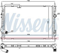 Радиатор NISSAN QASHQAI / QASHQAI +2 (J10, NJ10, JJ10E) 2006-2014 г.