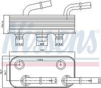 Масляный радиатор BMW 3 (E46) / BMW X3 (E83) / BMW Z4 (E85) 1997-2011 г.