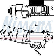 Масляный радиатор MAZDA 3 (BK) / SUZUKI LIANA / VOLVO V50 (545) 1996-2020 г.