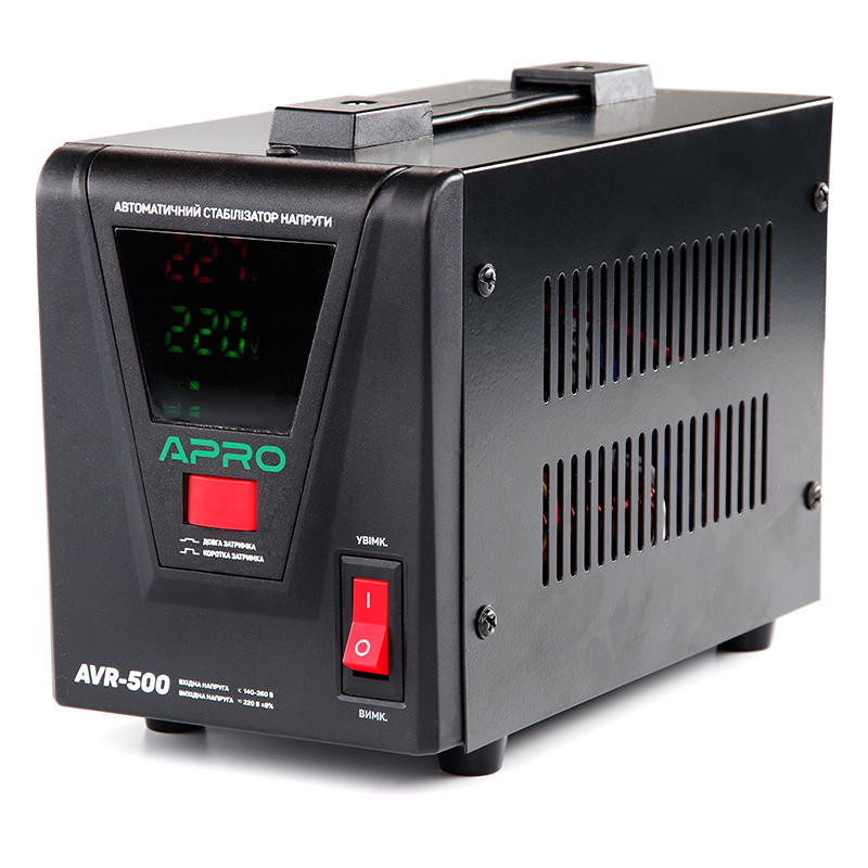 Стабілізатор напруги релейний AVR-500, 400 Вт APRO