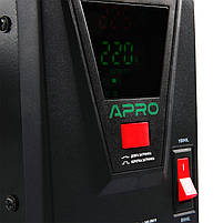 Стабілізатор напруги релейний APRO AVR-1000, 800 Вт, фото 5