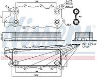 Масляный радиатор CHRYSLER 300C (LX, LE) / JEEP COMMANDER (XK, XH) 1989-2022 г.