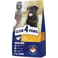 Сухой корм для собак Club 4 Paws Премиум. Контроль веса с индейкой для малых пород 5 кг (4820215367851) MM