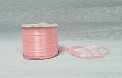 Стрічка атласна, Світло-рожева, 0,3 см
