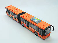 Автобус Yi wu jiayu "City service" гармошка оранжевый wy913ab-2