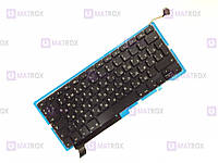 Оригинальная клавиатура для Apple Macbook Pro A1286 black, ru, подсветка, вертикальный энтер