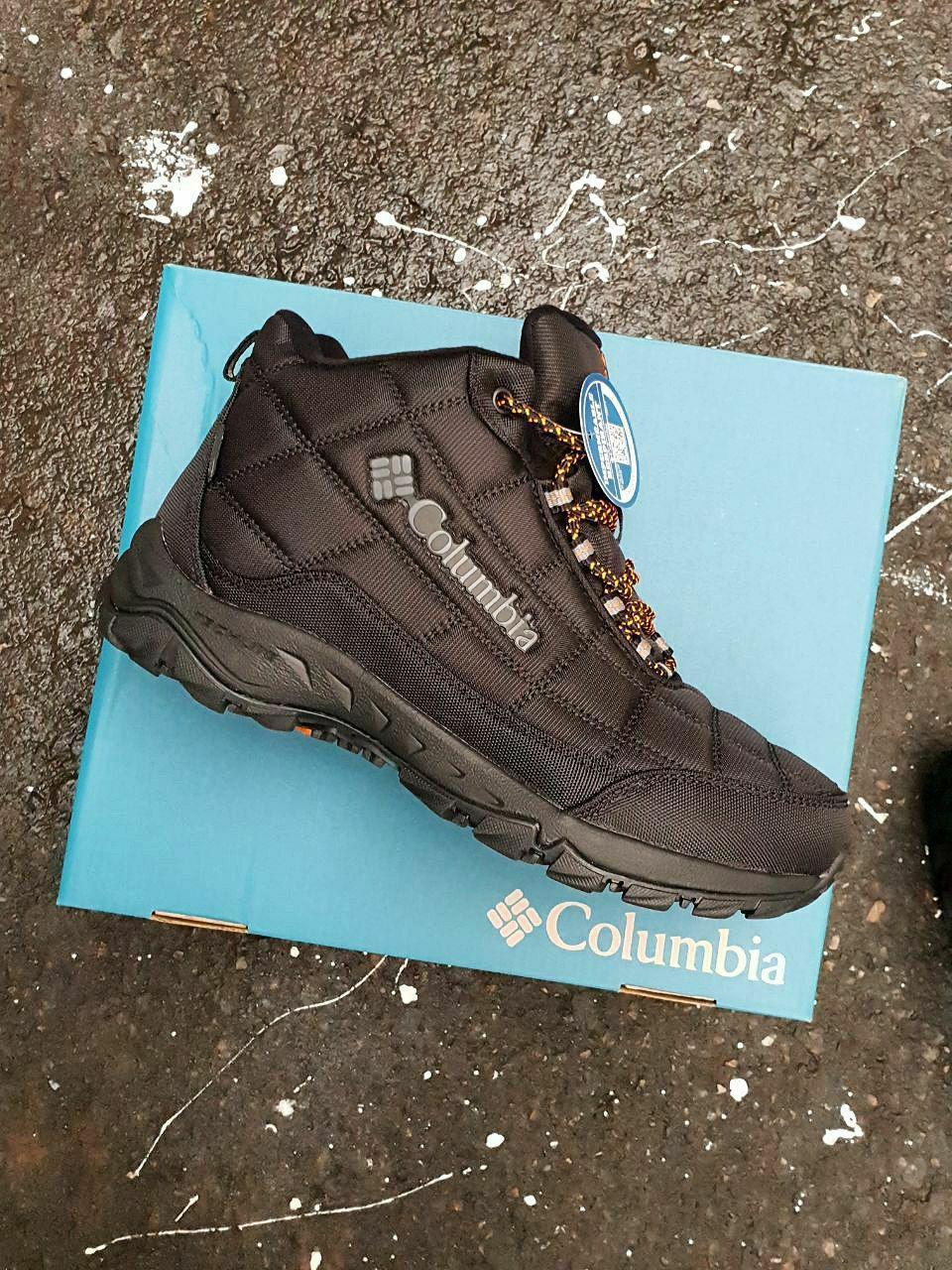 Columbia Waterproof Winter Boots Black Orange - фото 9 - id-p2185412617