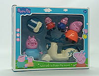 Ігровий набір Фігурки Star toys "Свинка Пеппа і сім'я" зі скутером 552-6, фото 3