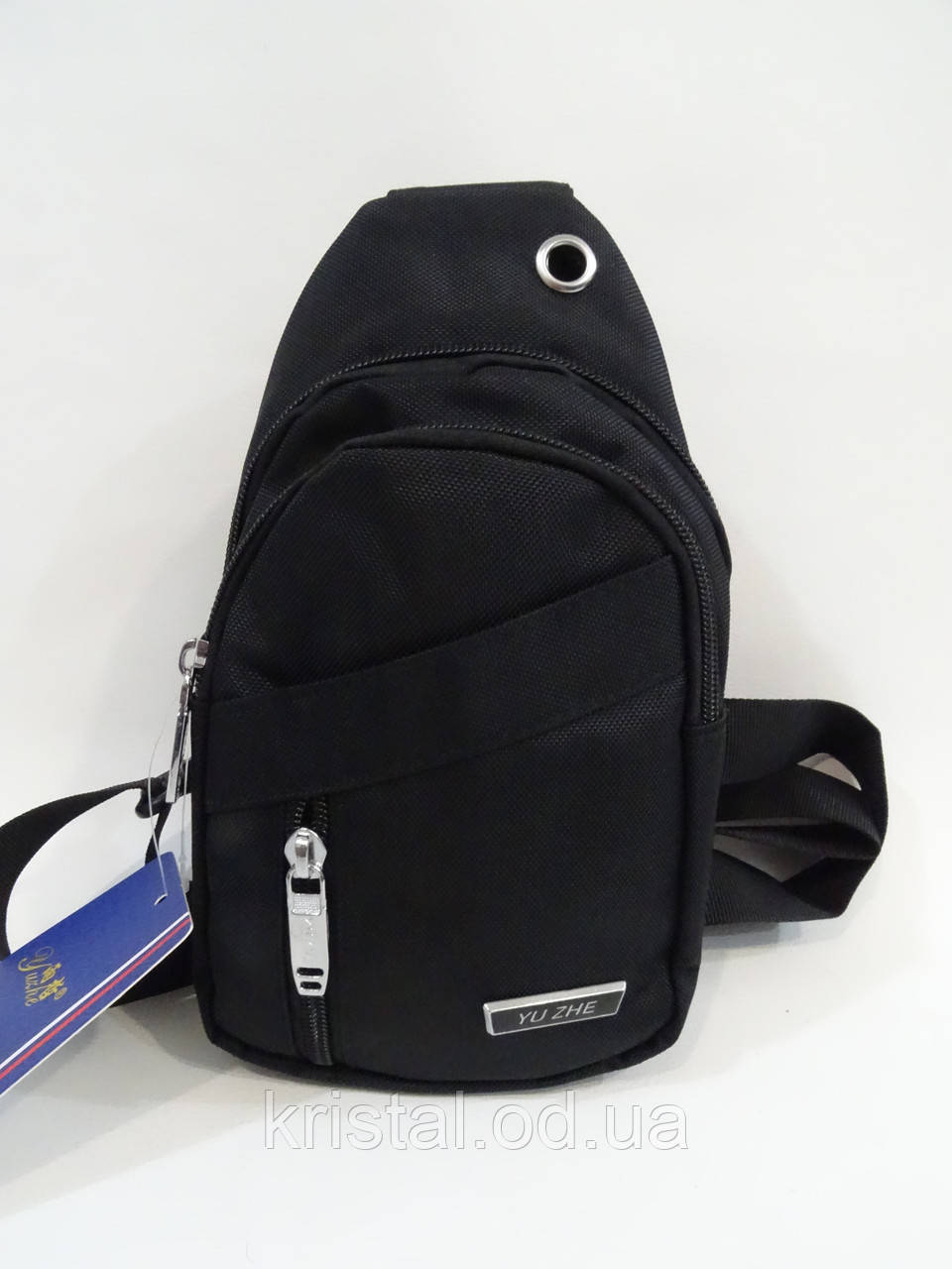 Чоловіча нагрудна сумка-слінг 14*24 см. серії "Premium" No9826, фото 1