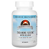 Аминокислота Source Naturals Serene Science Theanine Serene with Relora, 60 таблеток DS