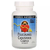 Натуральная добавка Source Naturals Policosonol Cholesterol Complex, 60 таблеток DS