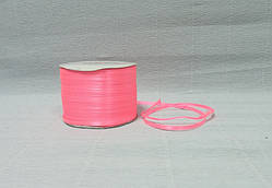 Стрічка атласна, Рожева, 0,3 см