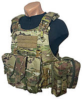 Плитоноска Warrior Assault Systems Quad Release Carrier (multicam) (р.L) с подсумками АК 7,62 (7 З)