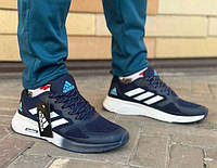 Кроссовки мужские Adidas летние темно-синие AD0061