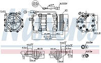 Компрессор кондиционера AUDI TT (8N9) / AUDI A3 (8L1) 1993-2015 г.