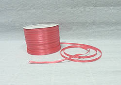 Стрічка атласна, Коралова, 0,3 см