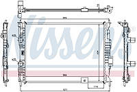 Радиатор NISSAN QASHQAI / QASHQAI +2 (J10, NJ10, JJ10E) 2006-2014 г.