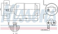 Осушитель кондиционера FORD GALAXY (WGR) / FORD GALAXY MK (WGR) 1995-2010 г.