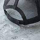 Чоловіча кепка бейсболка Form чорна без логотипів на липучці розмір 54-58 унісекс, фото 9