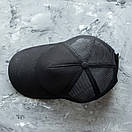 Чоловіча кепка бейсболка Form чорна без логотипів на липучці розмір 54-58 унісекс, фото 5