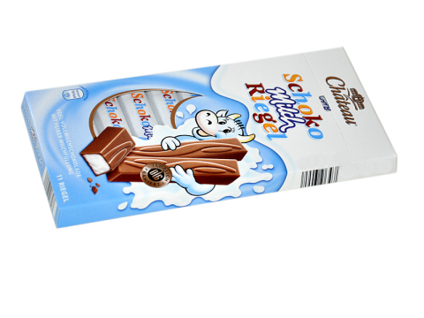 Немецкий молочный шоколад Chateau Schoko Milch Riegel / Детский шоколад с молочной начинкой 200г. - фото 2 - id-p28627756