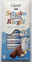 Немецкий молочный шоколад Chateau Schoko Milch Riegel / Детский шоколад с молочной начинкой 200г.