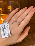 Срібна каблучка з сердечками, фото 7