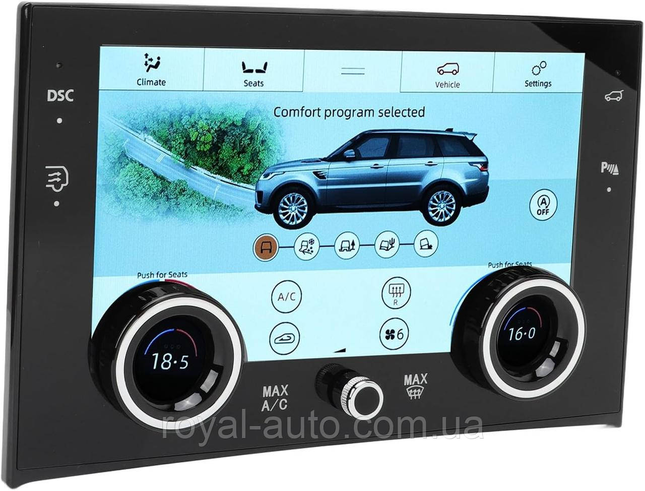 Панель клімат контролю Range Rover Vogue V8 L322 Ренж Ровер Вог 322 монітор кондиціонера 2010-2012, фото 1