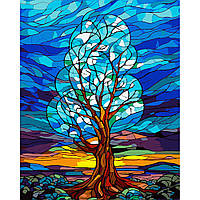 Картина по номерам "Дерево перемен" проективная картина размером 40х50 см. Сюжет № 2