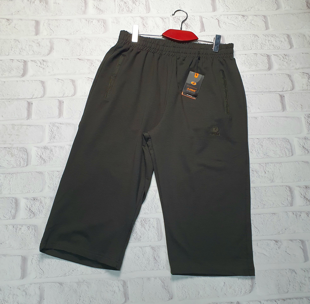 Капрі чоловічі Lonn 4XL-6XL великі розміри 4XL, 56, Хакі