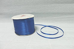 Стрічка атласна, Синя, 0,3 см