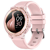 Женский Умный смарт часы Smart Balance Pink розовый для девушки Dobuy Жіночий Розумний смарт годинник Smart