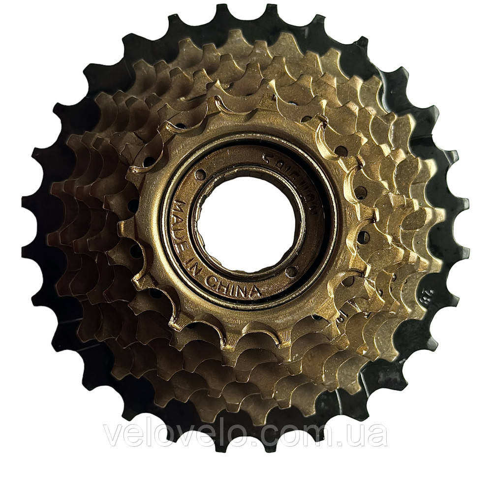 Вільнобіг SAIGUAN 14-28Т 1/2 x 3/32 7 шв індекс BROWN