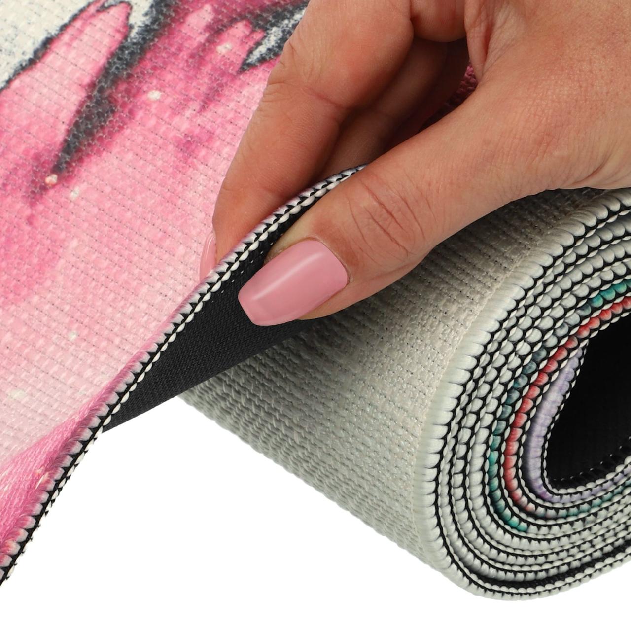 лляний килимок для йоги