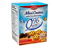 Печенье без сахара с шоколадной крошкой Cuetara Mini Cookies 0% Azucares, 120 г (8434165437425)