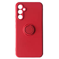 Чехол - накладка для Samsung A14 / чехол бампер на самсунг А14 / Ring Case / Red .