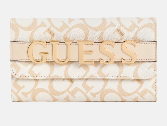 Гаманець-клатч Guess Tenerife Logo Fold-Over Clutch 14509438/G8947238 білий